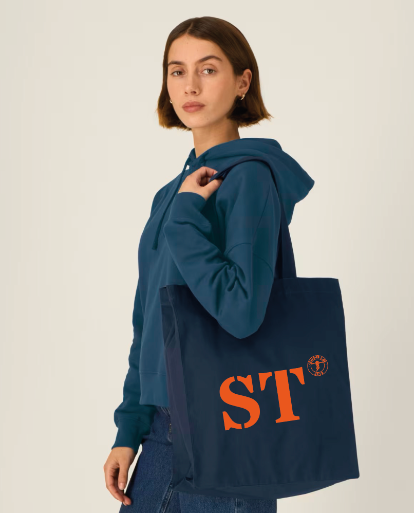 Tote bag ST Sète Bleu Marine - Orange